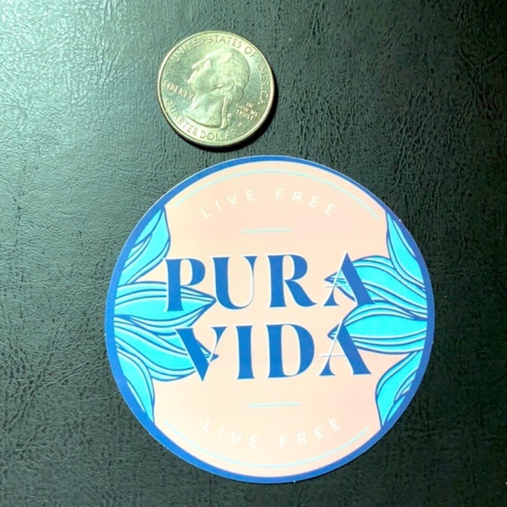Pura vida sticker